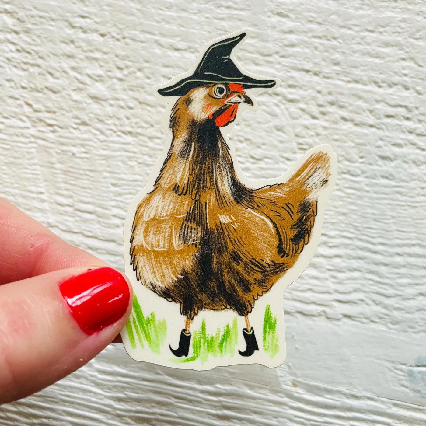 Spooky Chicken Sticker