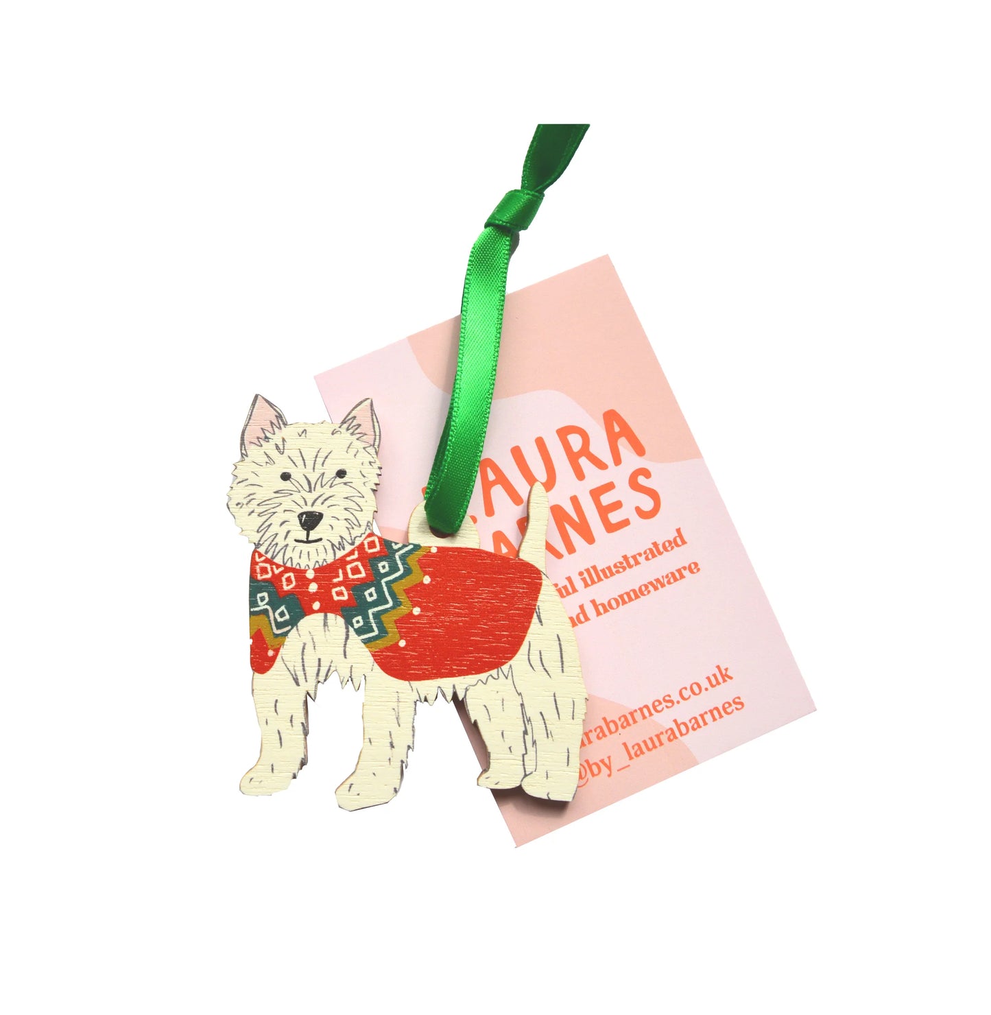 Wooden Ornament | Westie