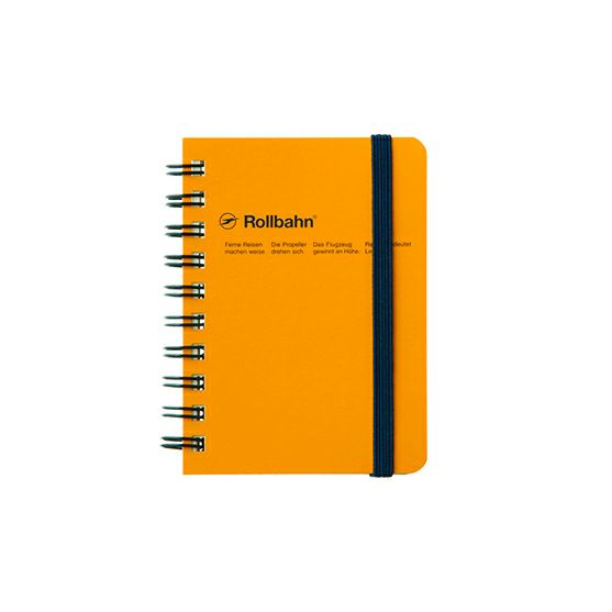Rollbahn Notebook | Mini Yellow