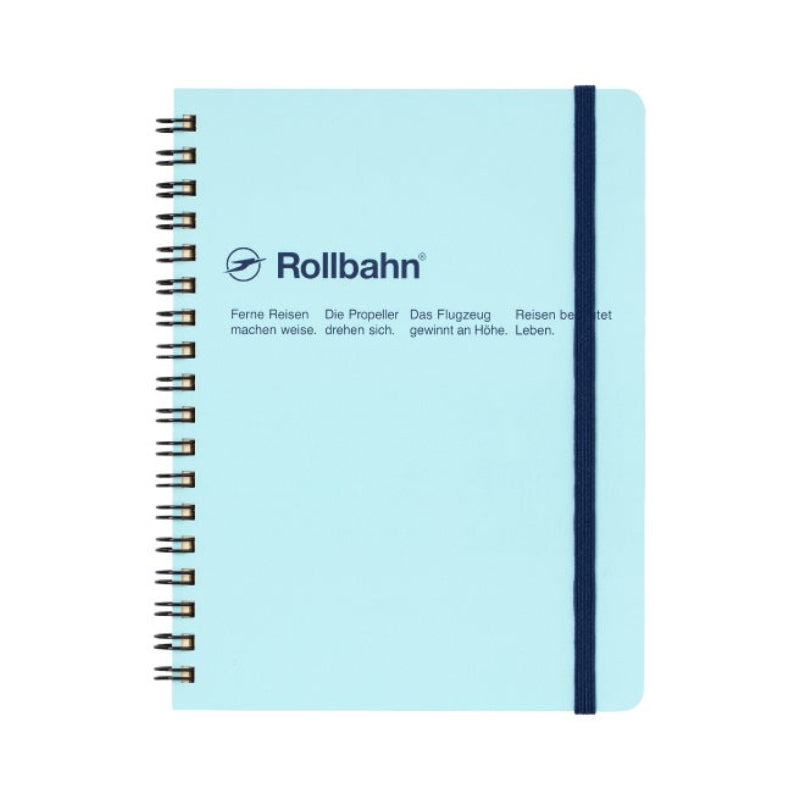 Rollbahn Notebook | Large Sky Blue