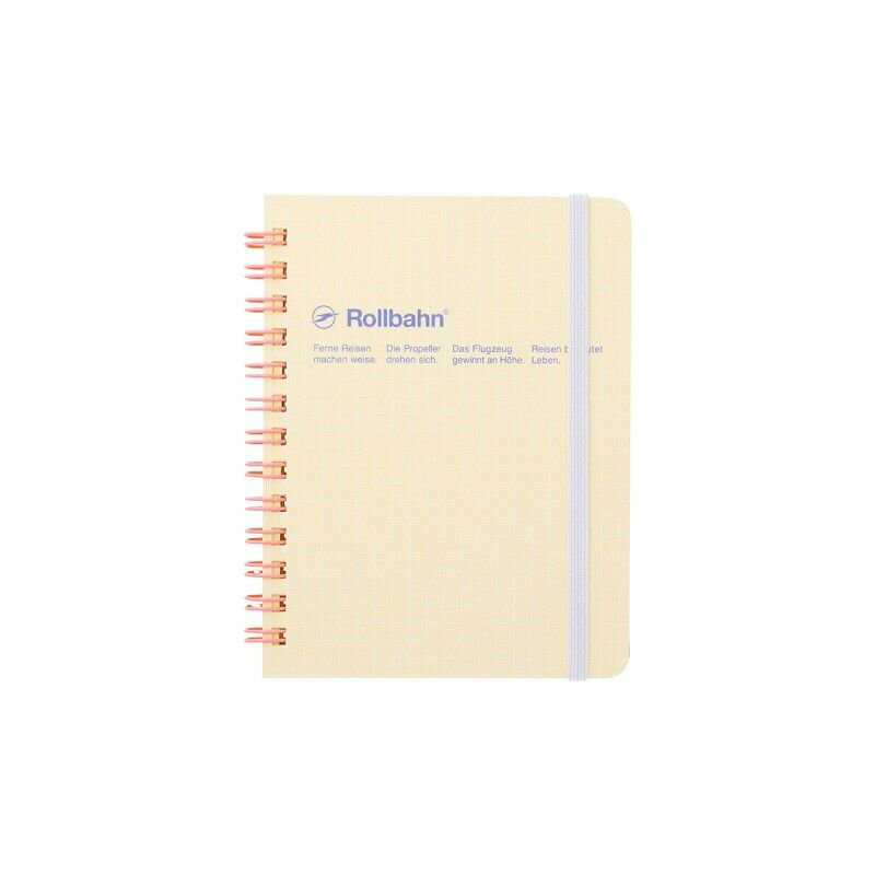 Rollbahn Notebook | Medium Scuola Yellow