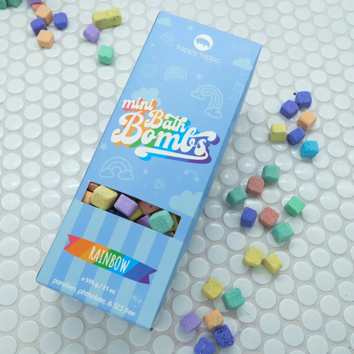 Mini Bubble Bombs Box | Rainbow Mix