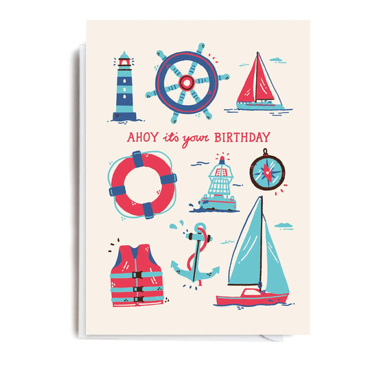 Ahoy | Birthday Card