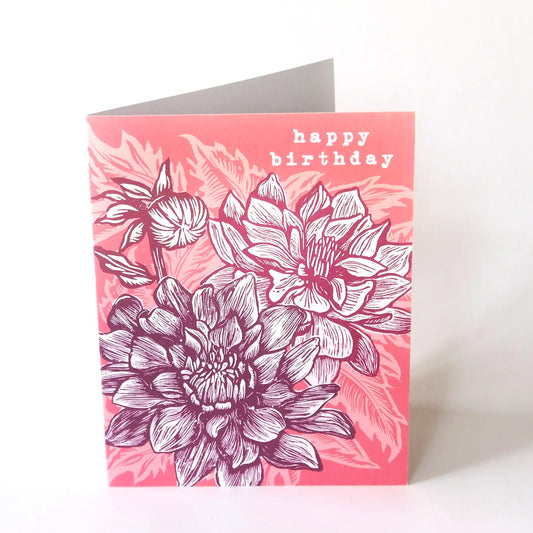 Dahlias | Birthday Card