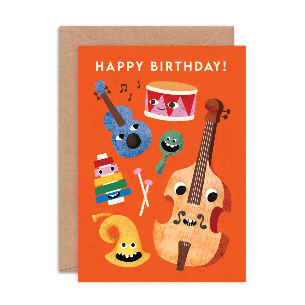 Musical Faces | Birthday Card