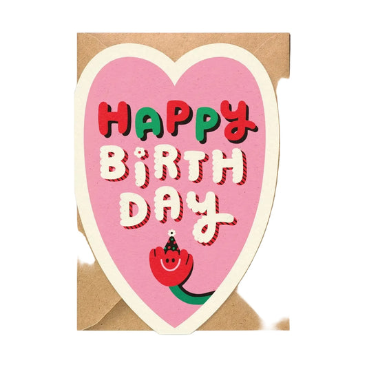 Heart Shaped | Birthday Card - Warm Gift Shop
