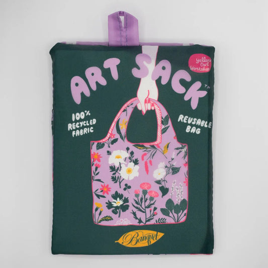 Art Sack Tote Bag | Floral