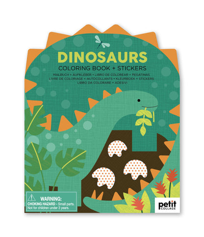 Colouring + Sticker Book | Dinosaurs