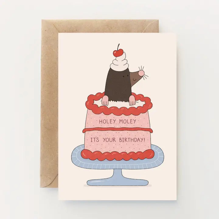 Holey Moley | Birthday Card
