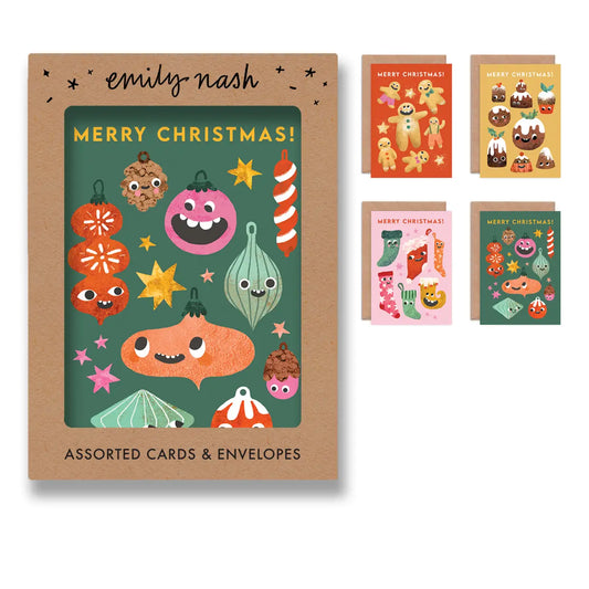 Funny Faces | Christmas Card Multipack