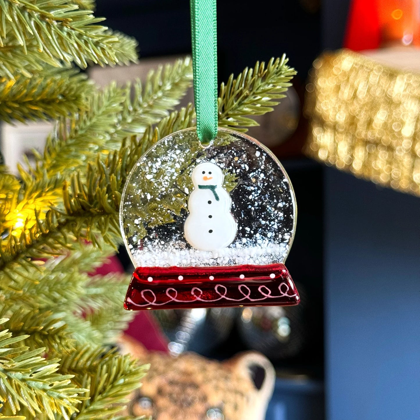 Snow Globe Glass Decoration