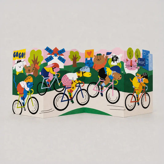 Le Tour Cycling | Concertina Blank Card