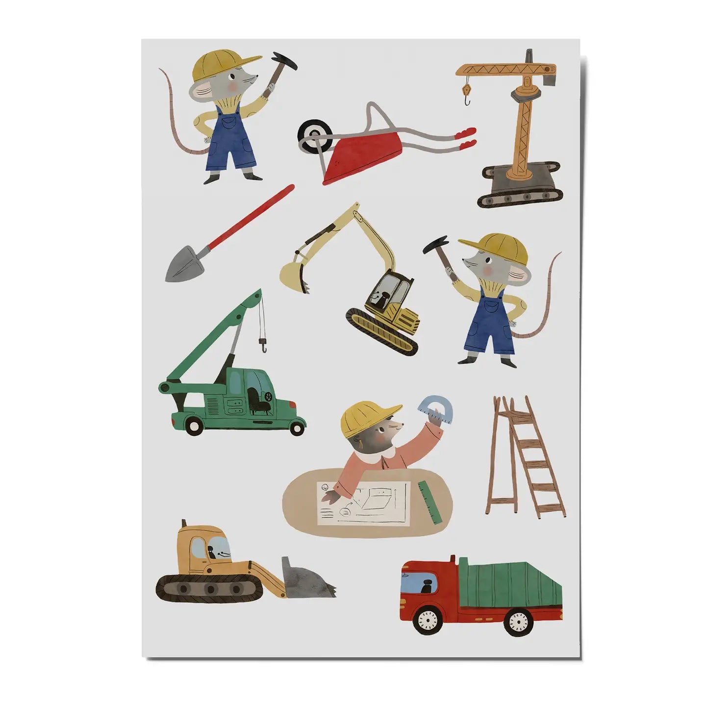 Temporary Tattoos | Construction Site
