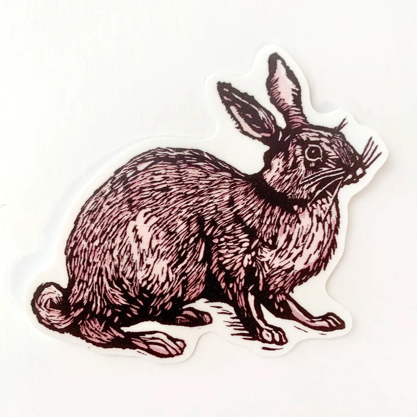 Pink Hare Sticker