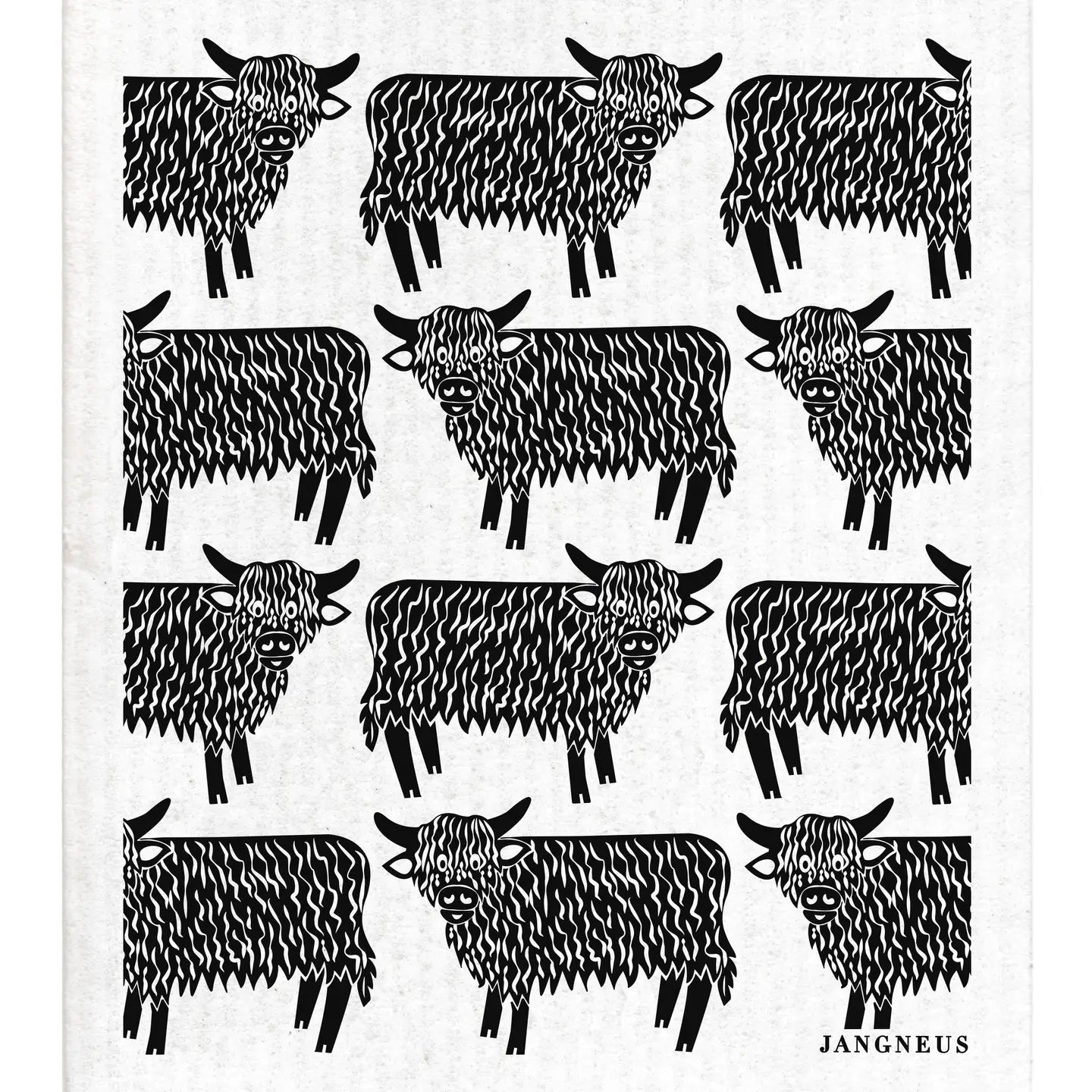 Swedish Dishcloth | Highland Cow