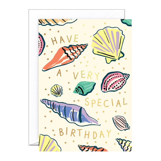 Have a Very Special Birthday Shells | Birthday Card - Warm Gift Shop