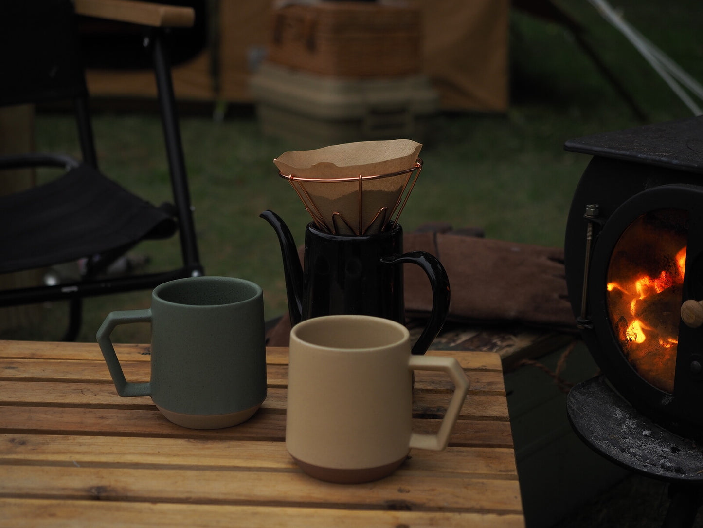 Chips Mug | Matte Sand Khaki