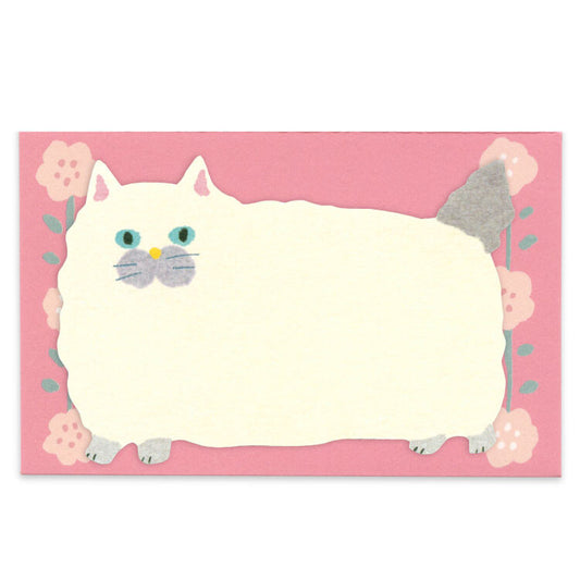 Mini Note Card Set | Fluffy White Cat