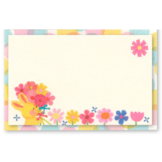 Mini Note Card Set | Bunny Bouquet