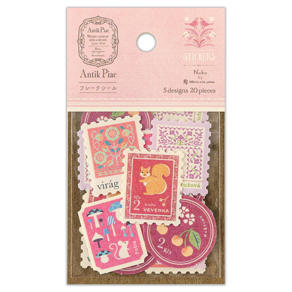 Sticker Flakes | Pink Antique