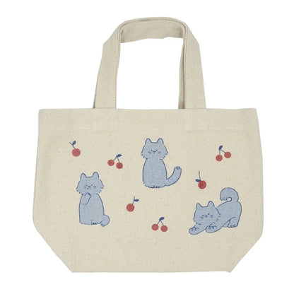 Mini Tote Bag | Cats + Cherries