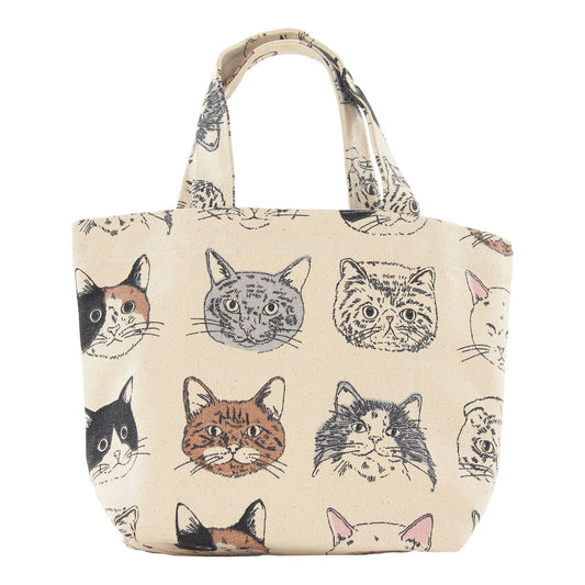Mini Tote Bag | Multi Cat