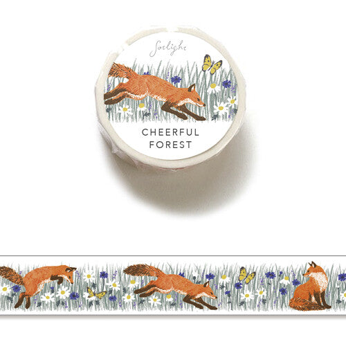 Washi Tape | Cheerful Forest Fox