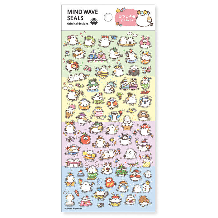 Sticker Sheet | Tiny Long-tailed Tit Life