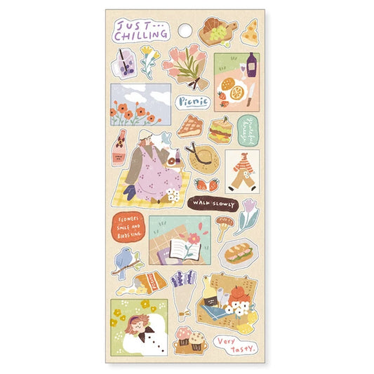 Sticker Sheet | Chilling Picnic