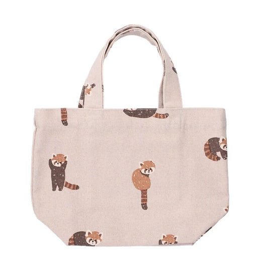 Mini Tote Bag | Red Pandas