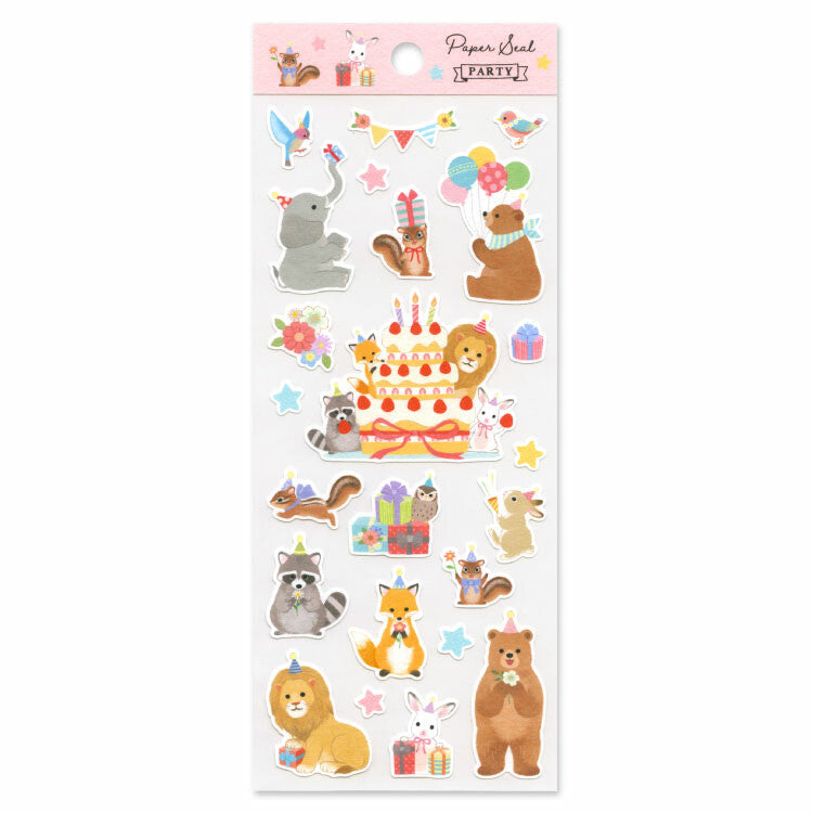 Sticker Sheet | Birthday Animals