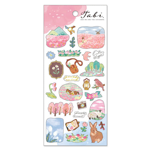Sticker Sheet | Pink Flower Garden