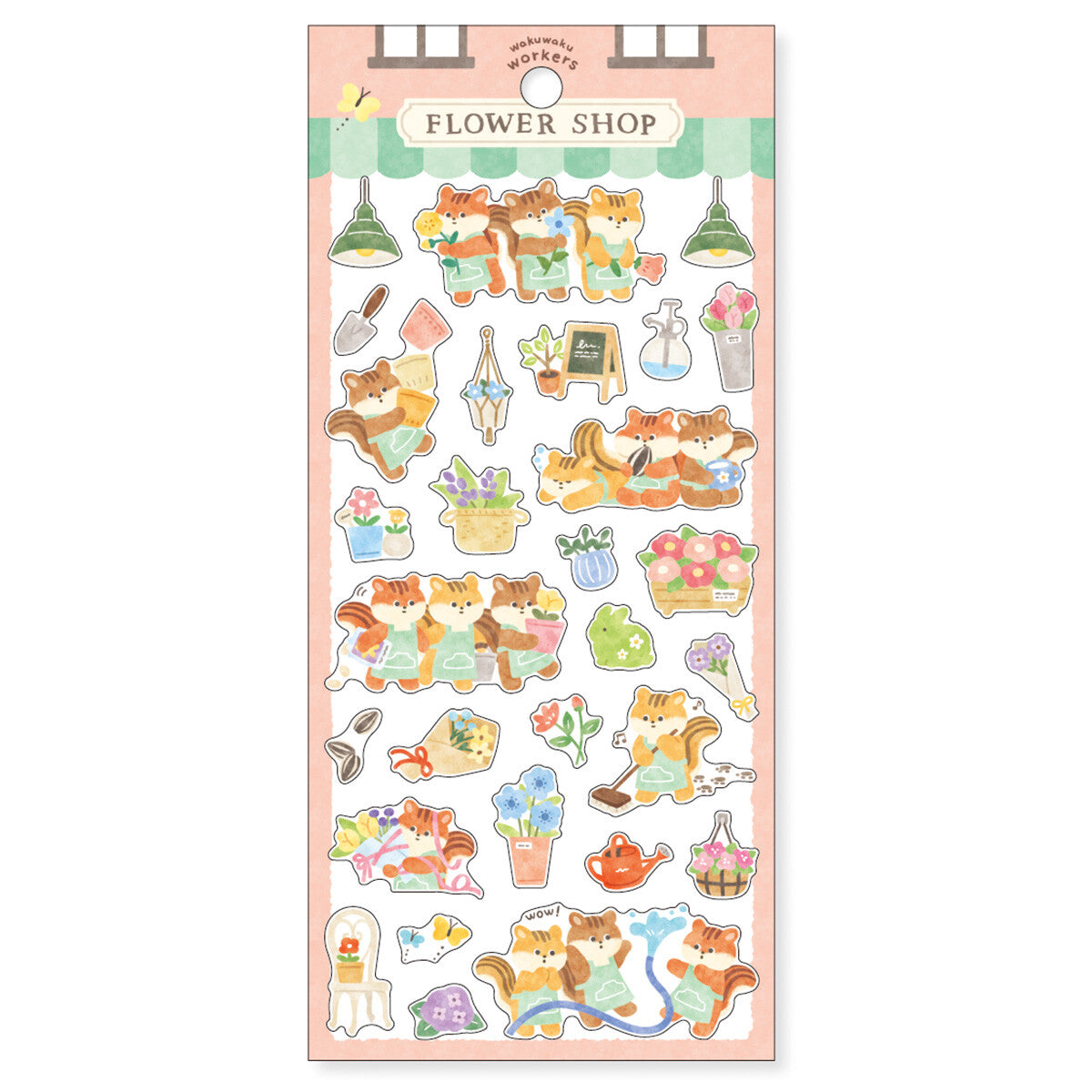 Sticker Sheet | Critter Flower Shop