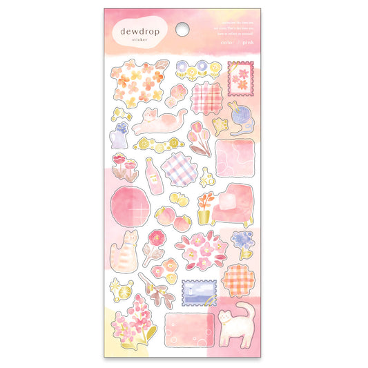 Sticker Sheet | Dew Drop Pink