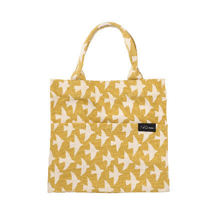 Square Tote Bag | Yellow Birds - Warm Gift Shop