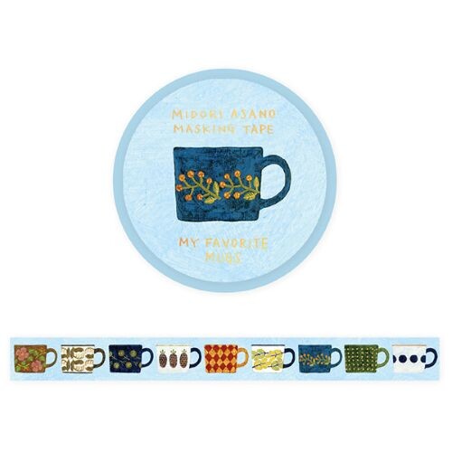 Washi Tape | Gold Foil Mugs