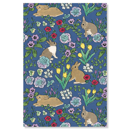 Rabbit Garden Postcard