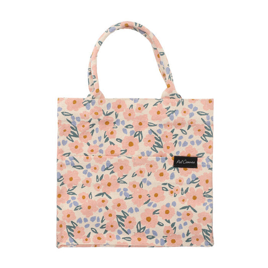 Square Tote Bag | Little Pink Flowers - Warm Gift Shop
