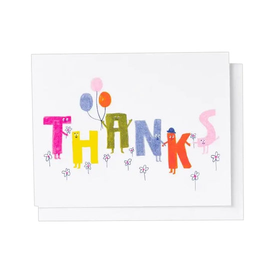 Thanks Letter Friends | Thank You Card