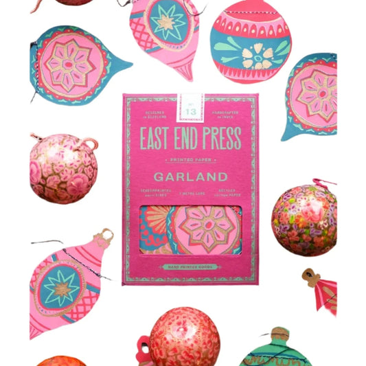 Sewn Garland | Pink Baubles