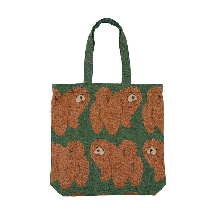 Tote Bag | Jacquard Chow Chow