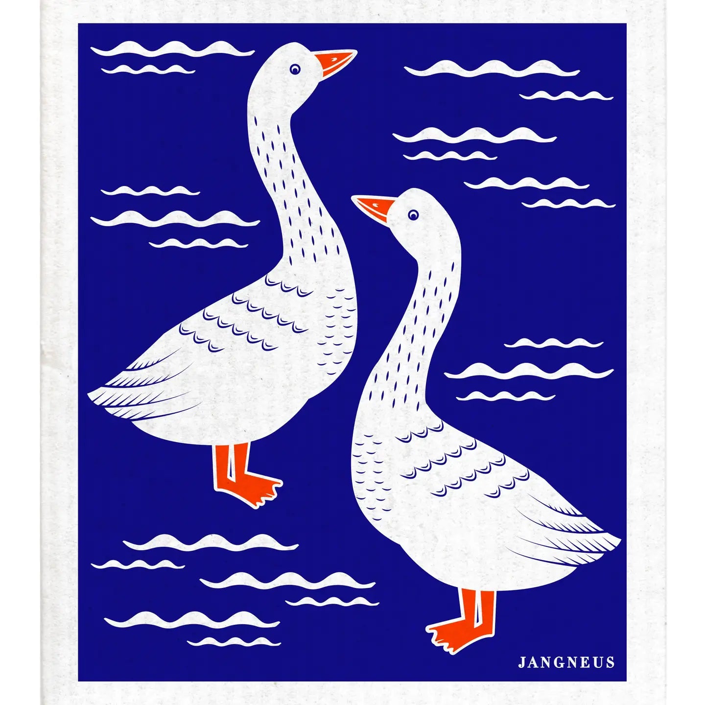 Swedish Dishcloth | Geese
