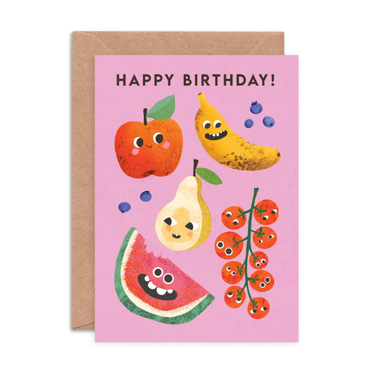 Fruit Faces | Birthday Card