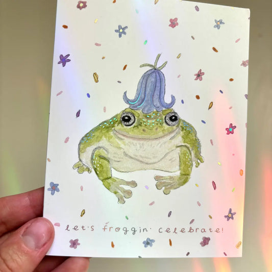 Let's Froggin' Celebrate | Birthday Card