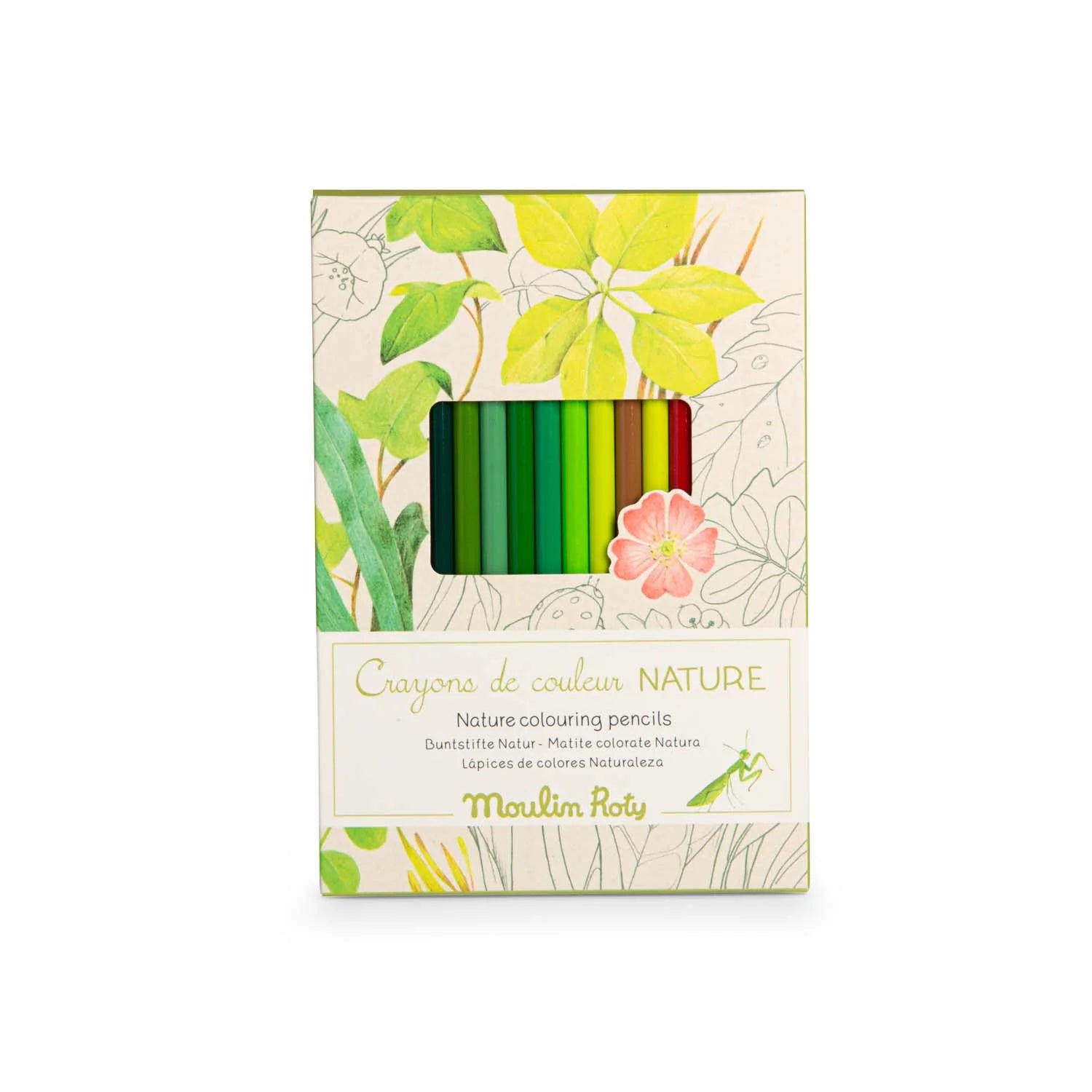 Set of 12 Colouring Pencils | Nature - Warm Gift Shop