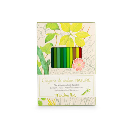 Set of 12 Colouring Pencils | Nature - Warm Gift Shop