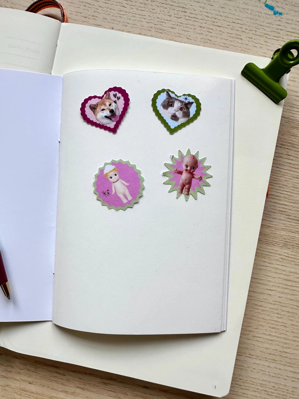 Gingham Sticker Keeper Book