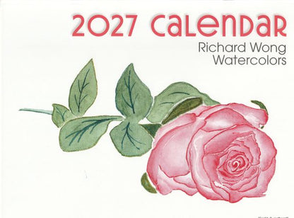 Richard Wong Card 2027 Wall Calendar