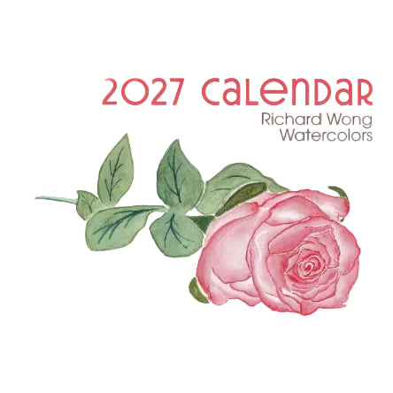 Richard Wong Card 2027 Wall Calendar