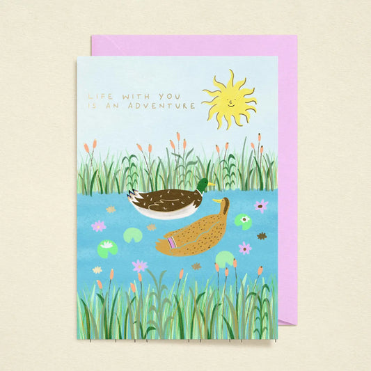 Life With You is an Adventure | Love Card